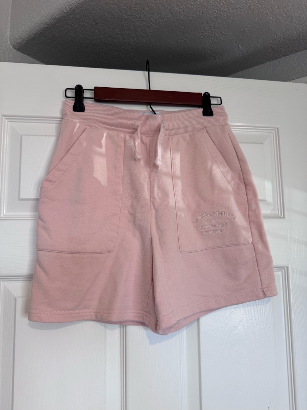 DC Pink Drawstring Shorts - Picture 2 of 8